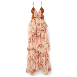 PatBO Runway Sunset Butterfly Maxi