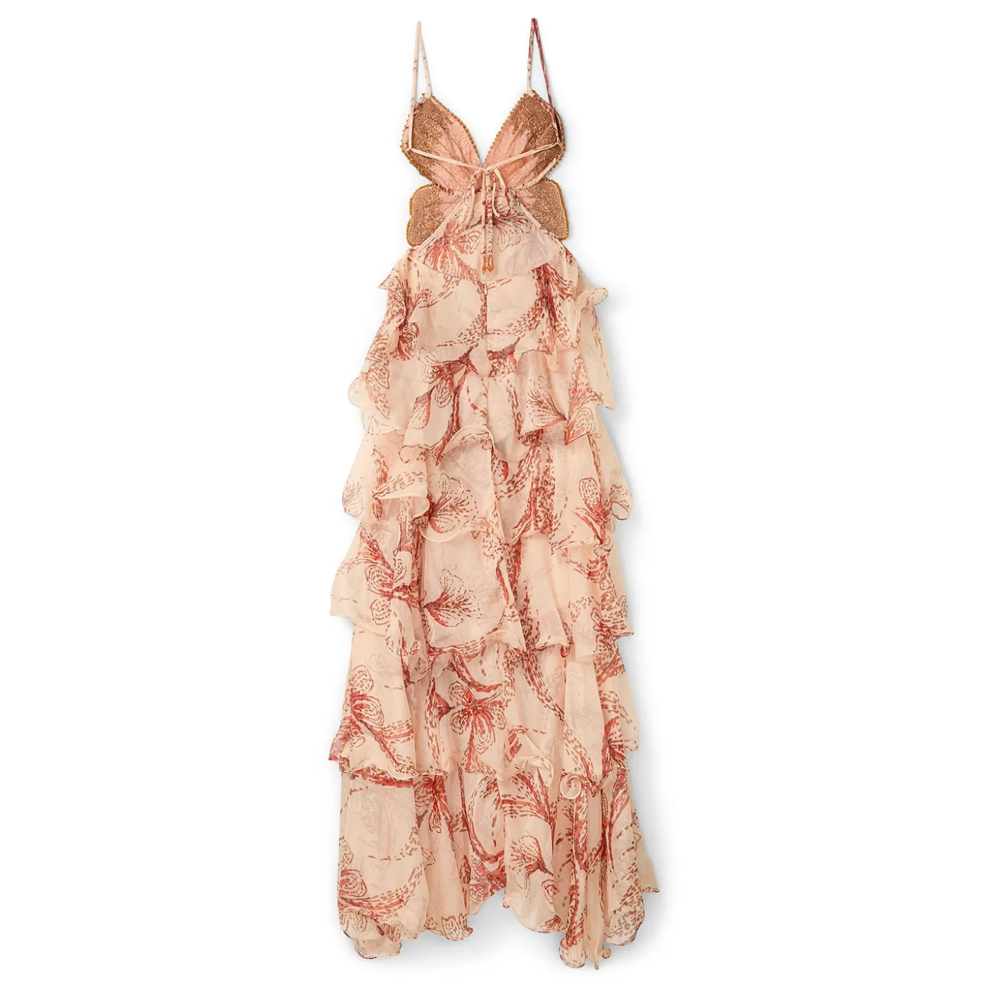 PatBO Runway Sunset Butterfly Maxi