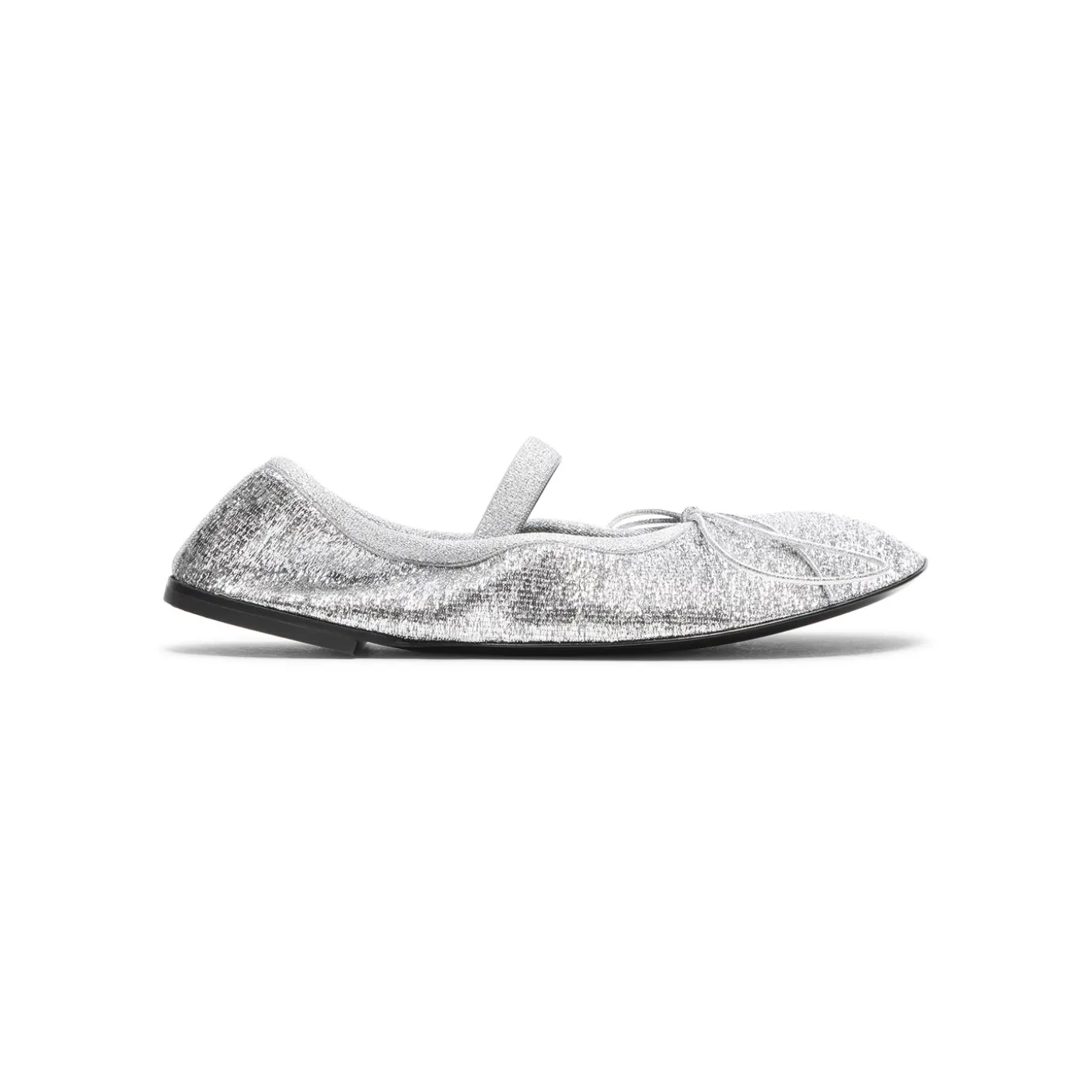 Proenza Schouler Glove Mary Jane Ballet Flats in Metallic Mesh