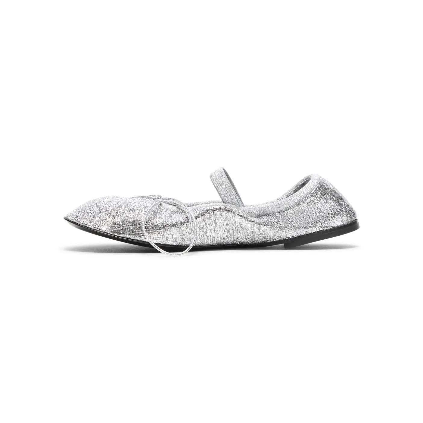 Proenza Schouler Glove Mary Jane Ballet Flats in Metallic Mesh