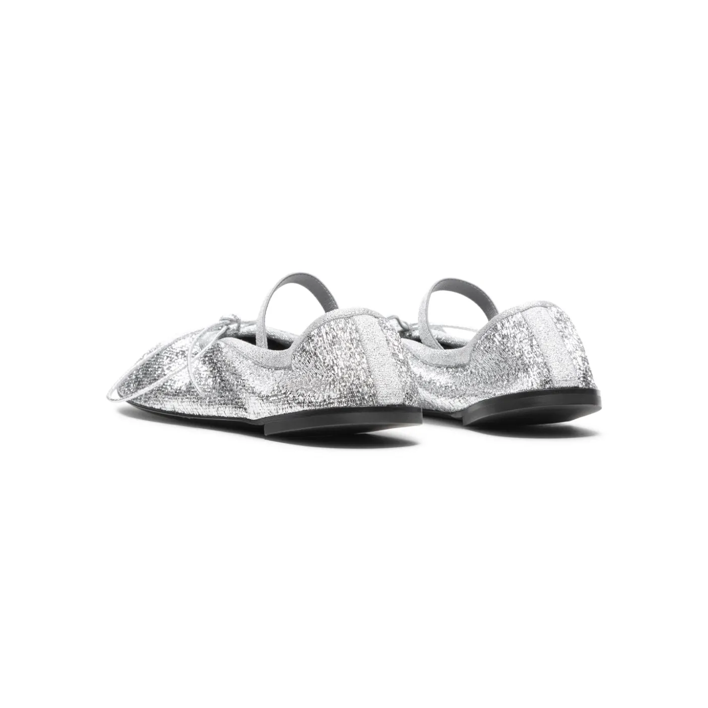 Proenza Schouler Glove Mary Jane Ballet Flats in Metallic Mesh