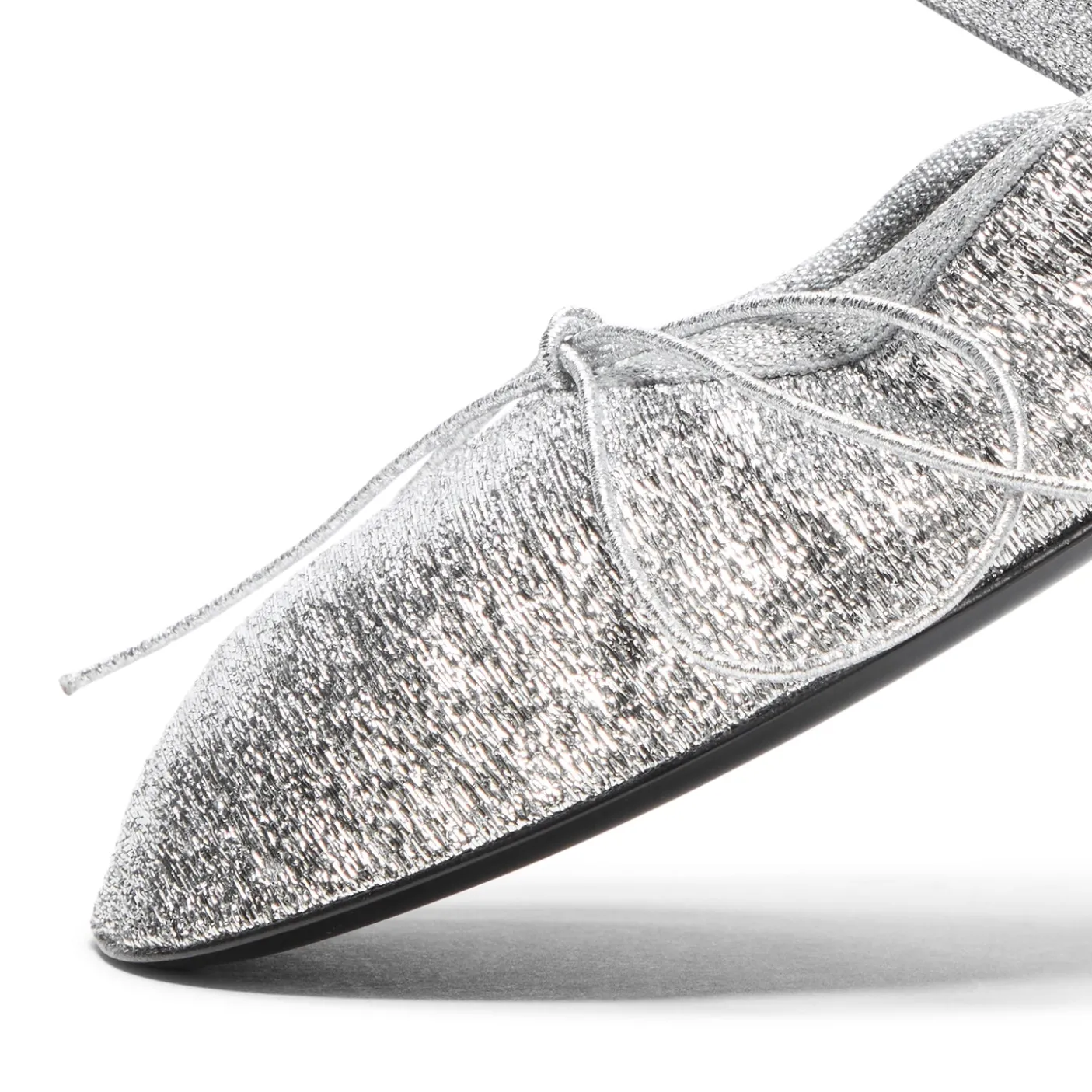 Proenza Schouler Glove Mary Jane Ballet Flats in Metallic Mesh