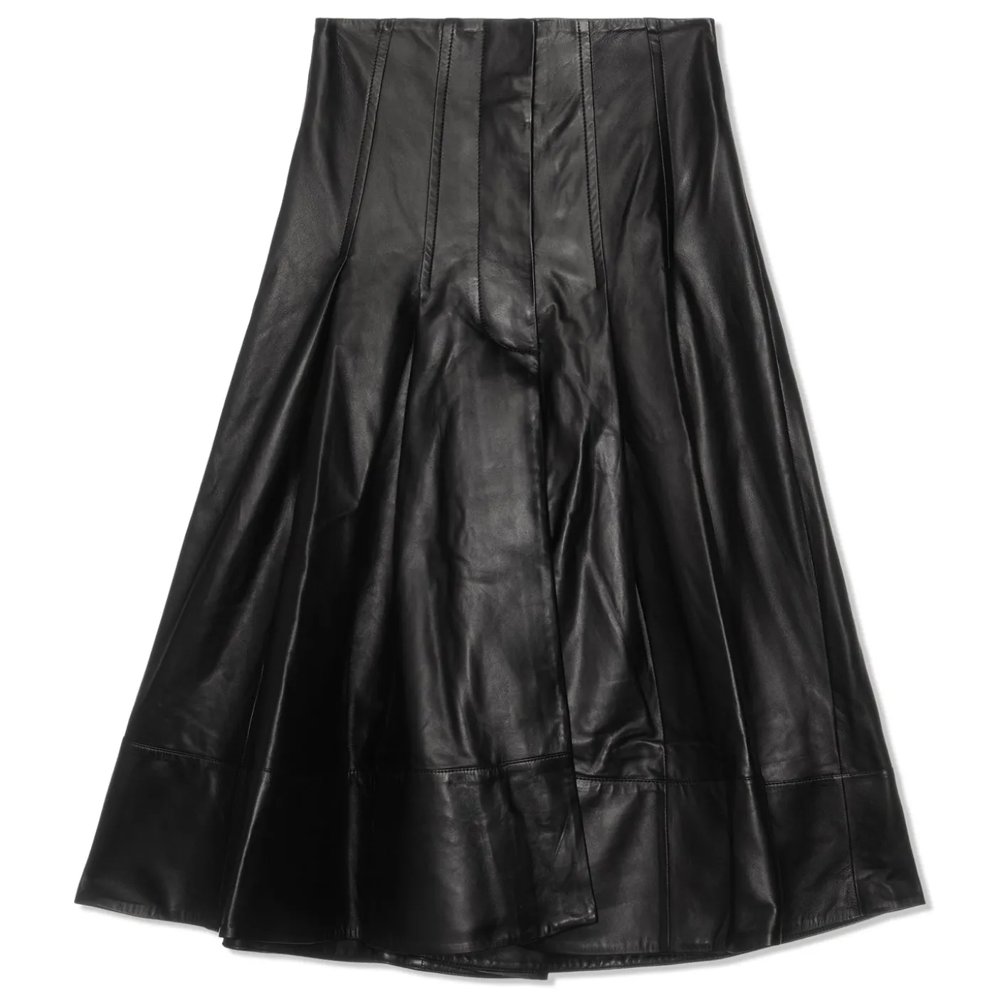 Proenza Schouler Moore Glossy Leather Skirt