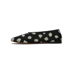 Proenza Schouler Tee Embroidered Stretch Mesh Slippers