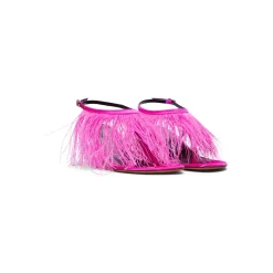 Proenza Schouler Tee Thong Feather Sandals