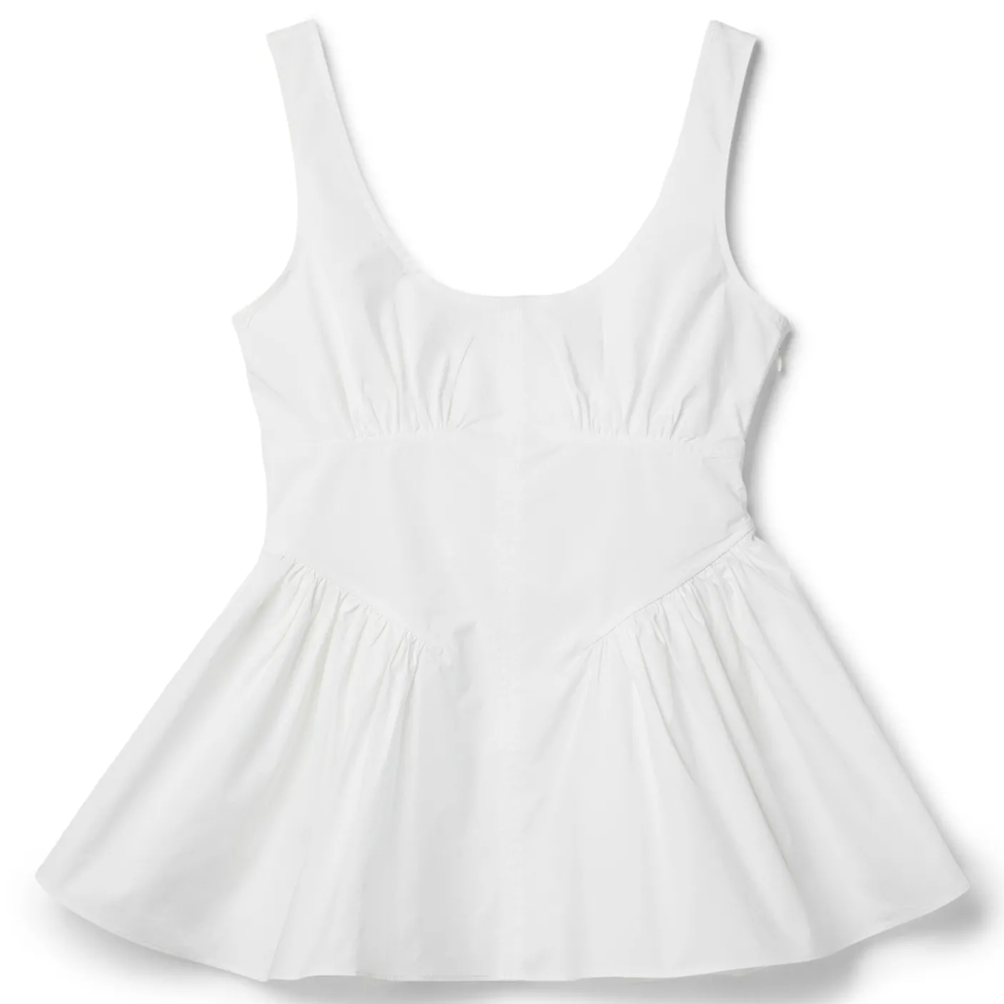 Proenza Schouler White Label Bader Stretch Poplin Top