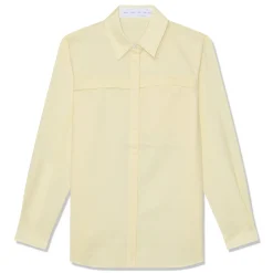 Proenza Schouler White Label Rose Fine Wool Shirt