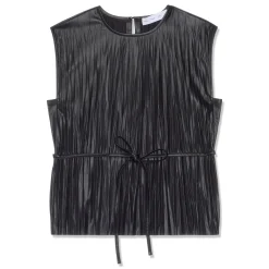 Proenza Schouler White Label Lyra Top in Faux Leather