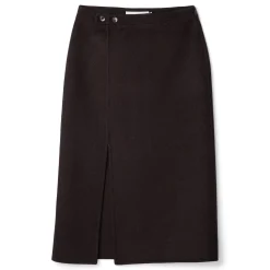 Proenza Schouler White Label Adrian Skirt in Brushed Wool