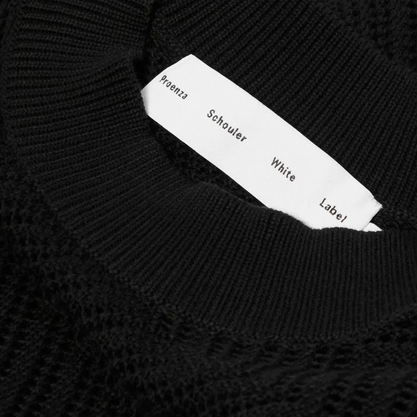 Proenza Schouler White Label Nicola Sweater in Zig Zag Pointelle