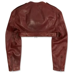 Rick Owens Cropped Micro Biker Jacket