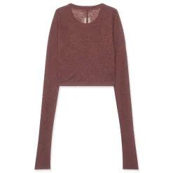 Rick Owens Long Sleeve Crop T