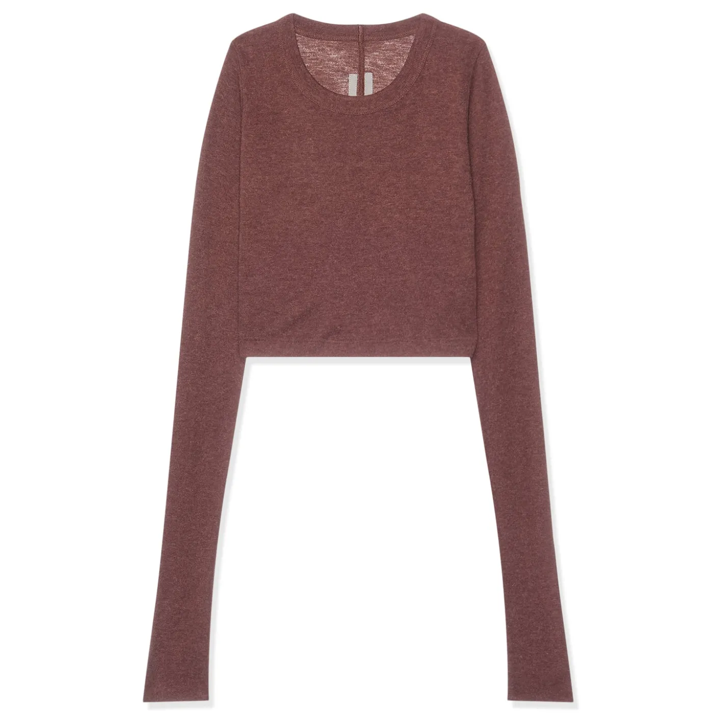 Rick Owens Long Sleeve Crop T