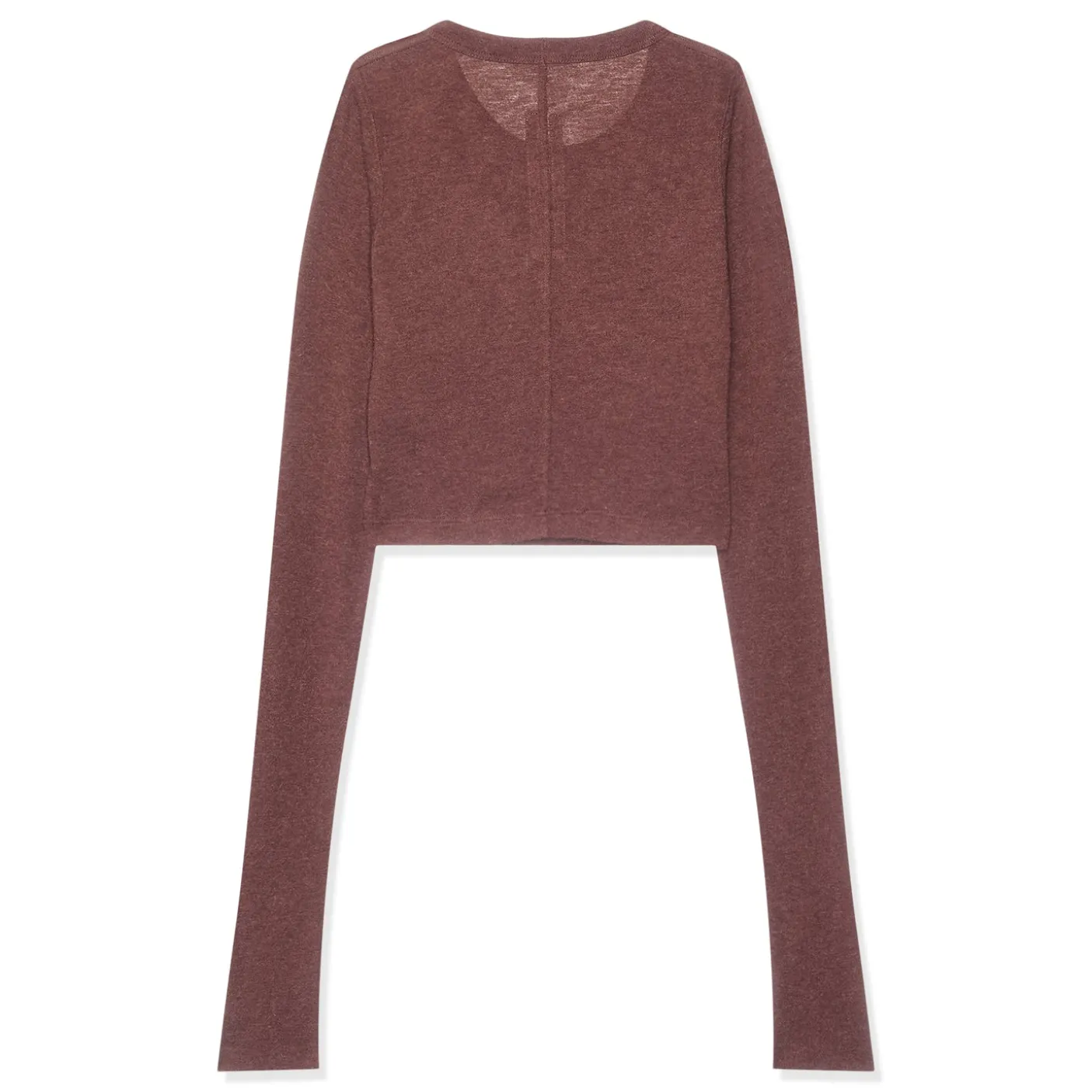 Rick Owens Long Sleeve Crop T