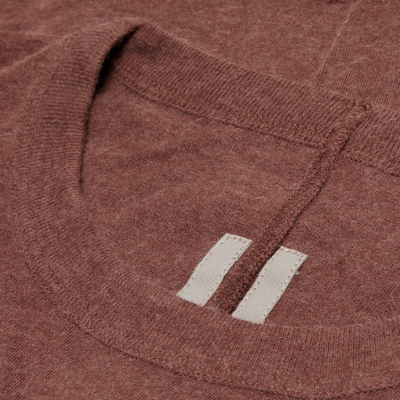 Rick Owens Long Sleeve Crop T