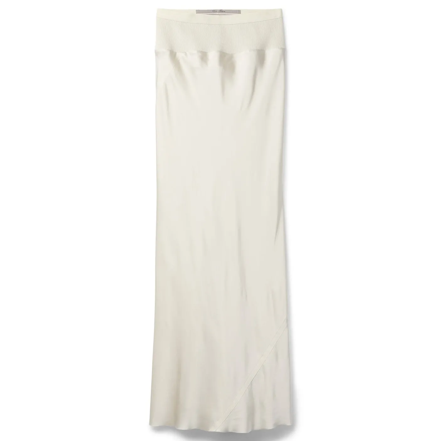 Rick Owens Womens Calf Bias Skirt