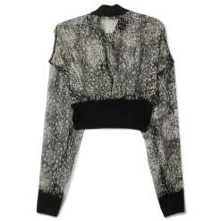 Rick Owens Womens Flight Jacket Cropped