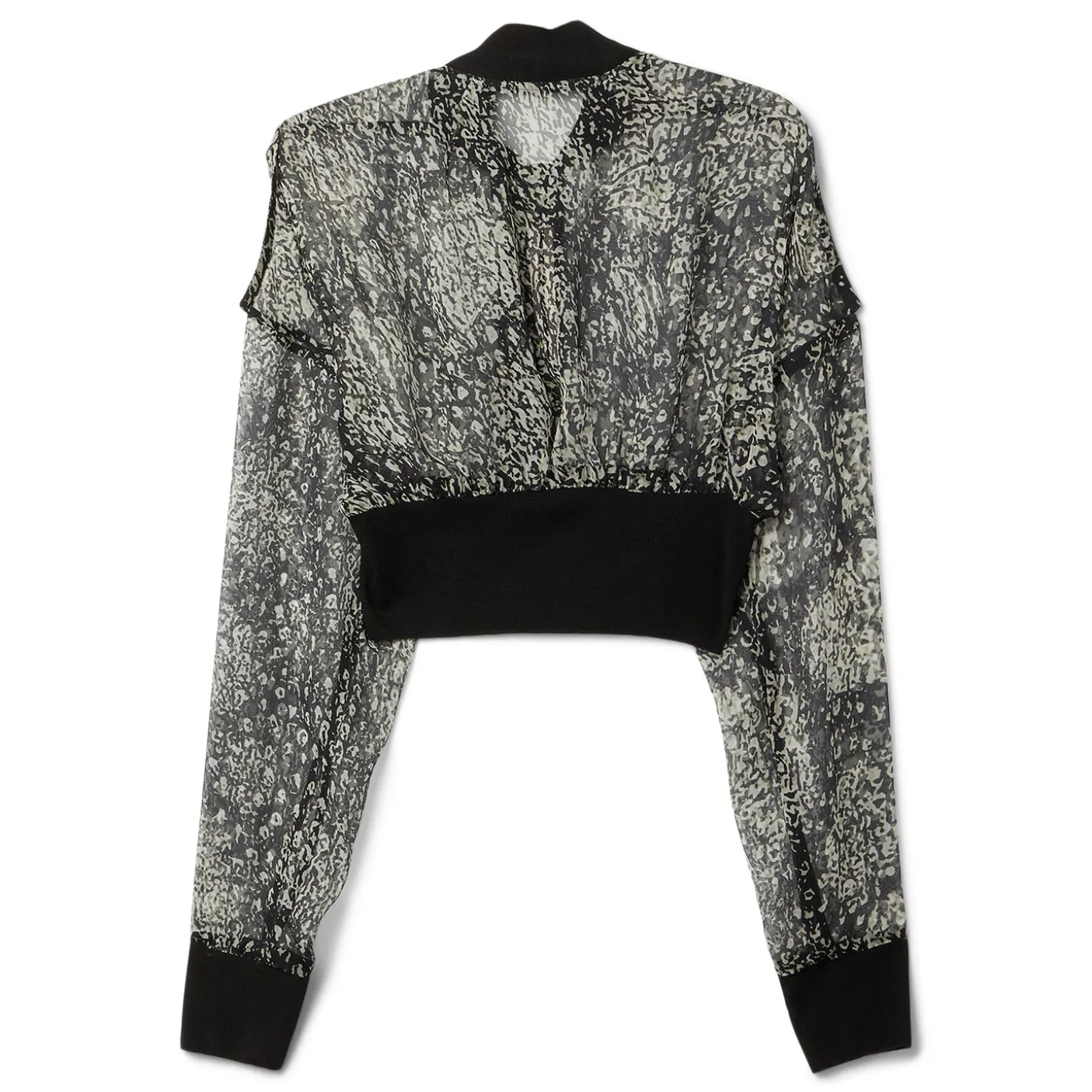 Rick Owens Womens Flight Jacket Cropped