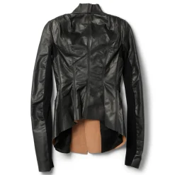 Rick Owens Womens Hollywood Leather Jacket