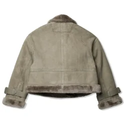 Shoreditch Ski Club Darling Cropped Shearling Jacket