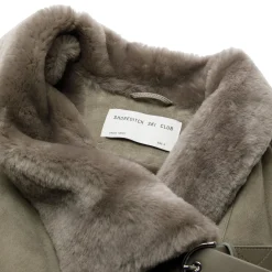 Shoreditch Ski Club Darling Cropped Shearling Jacket