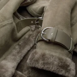 Shoreditch Ski Club Darling Cropped Shearling Jacket