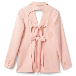 Simone Rocha Back Cut Out Bow Detail Jacket