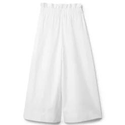 Simone Rocha Elasticated Cropped Ruffle Waist Trousers