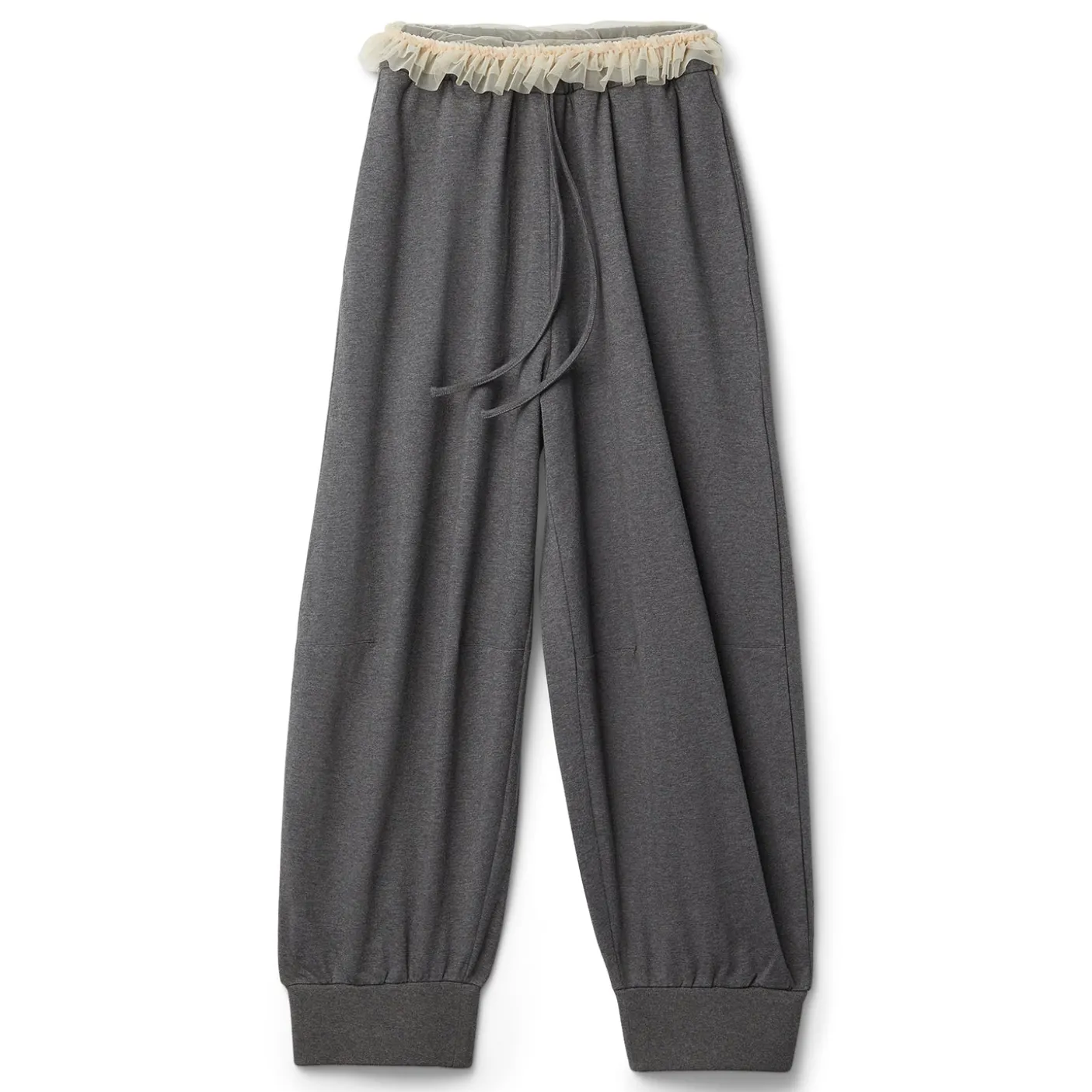 Simone Rocha Exposed Frilly Brief Drawstring Joggers