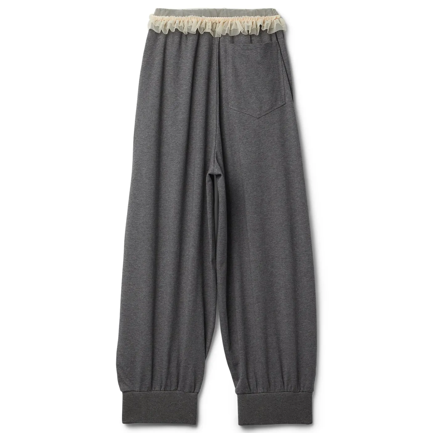 Simone Rocha Exposed Frilly Brief Drawstring Joggers
