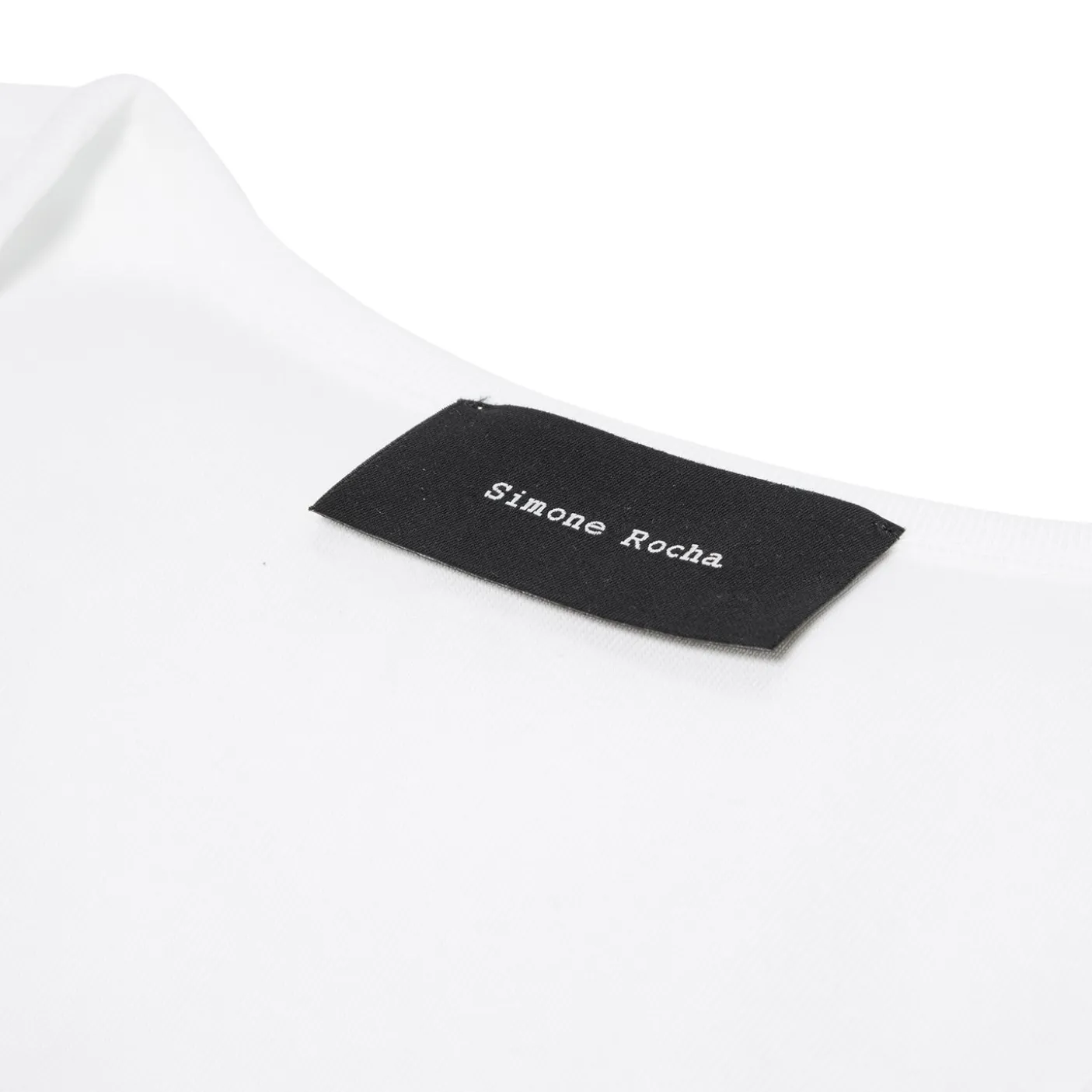 Simone Rocha Fitted Ruffle Frill Tank Top