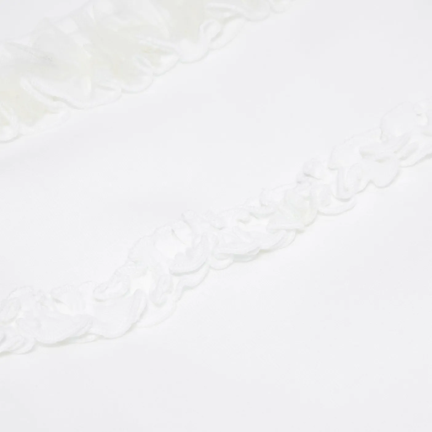 Simone Rocha Fitted Ruffle Frill Tank Top