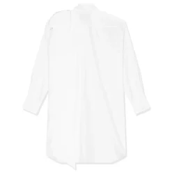 Simone Rocha Long Shoulder Bow Masculine Button Placket Shirt