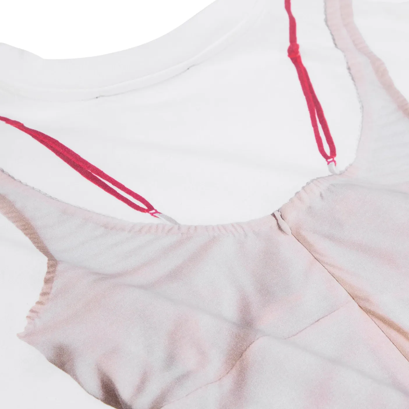 Simone Rocha Negligee Trompe L'Oeil Print Short Sleeve T-Shirt