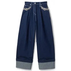 Simone Rocha Wide Leg Puddle Jeans