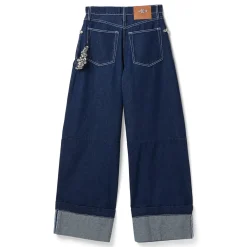Simone Rocha Wide Leg Puddle Jeans