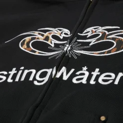 Stingwater Leopard Moses Zip Up Hoodie