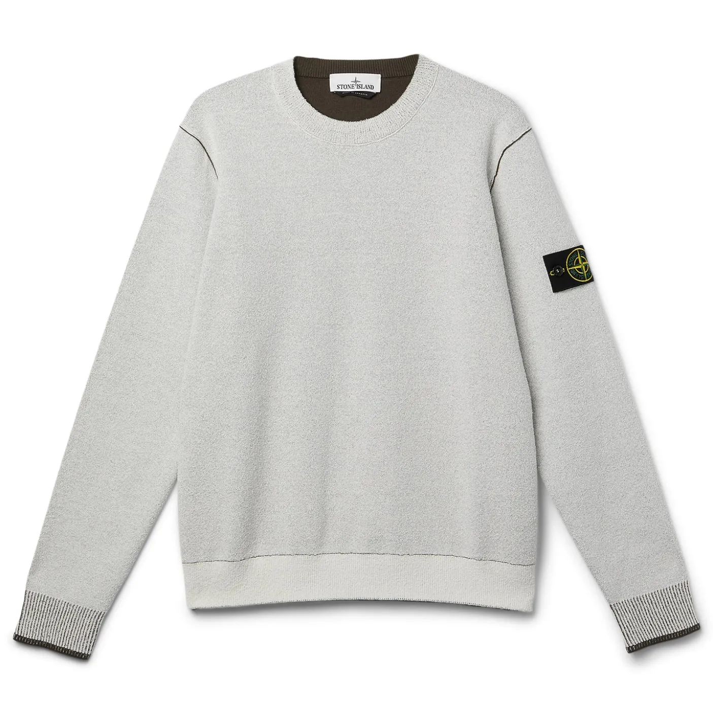 Stone Island Double Face Knit Crewneck Sweater
