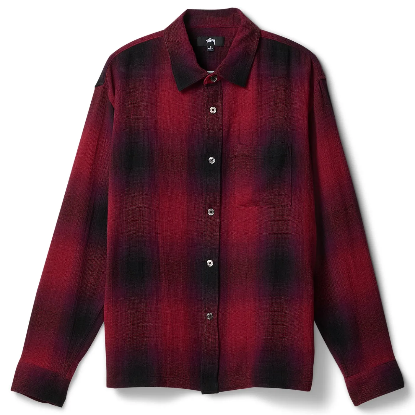 Stussy Loose Weave Plaid Shirt