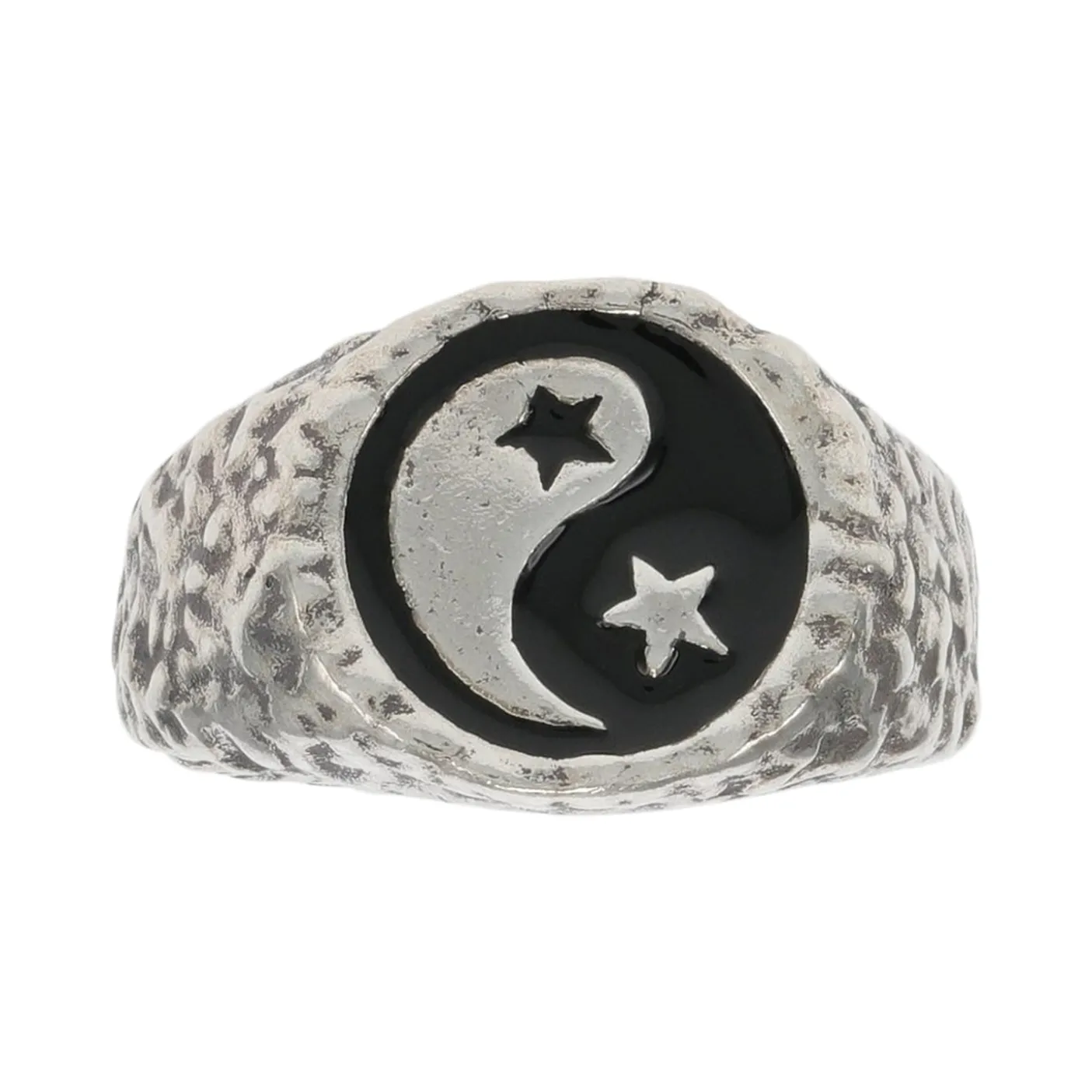 TwoJeys Enameled Yin Yang Ring