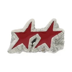 TwoJeys Red Melted Stars Ring