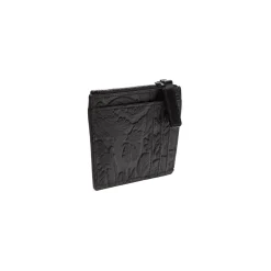 Versace Embossed Zipped Card Holder