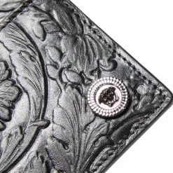 Versace Embossed Zipped Card Holder