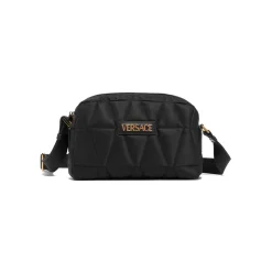 Versace Myth Quilted Nylon Messenger Bag