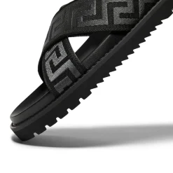 Versace Sandals Greek Ribbon