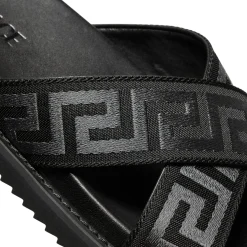 Versace Sandals Greek Ribbon