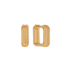 Versace Square Hoop Earrings