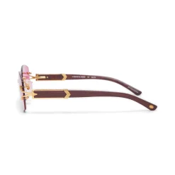 Vintage Frames Bal Harbour Wood Edition Drill Mount 24KT Gold, WDBL2 0002,
