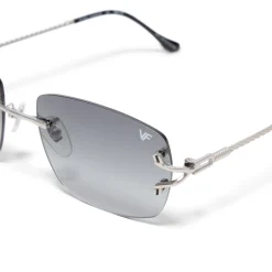 Vintage Frames Bal Harbour Drill Mount 24KT White Gold