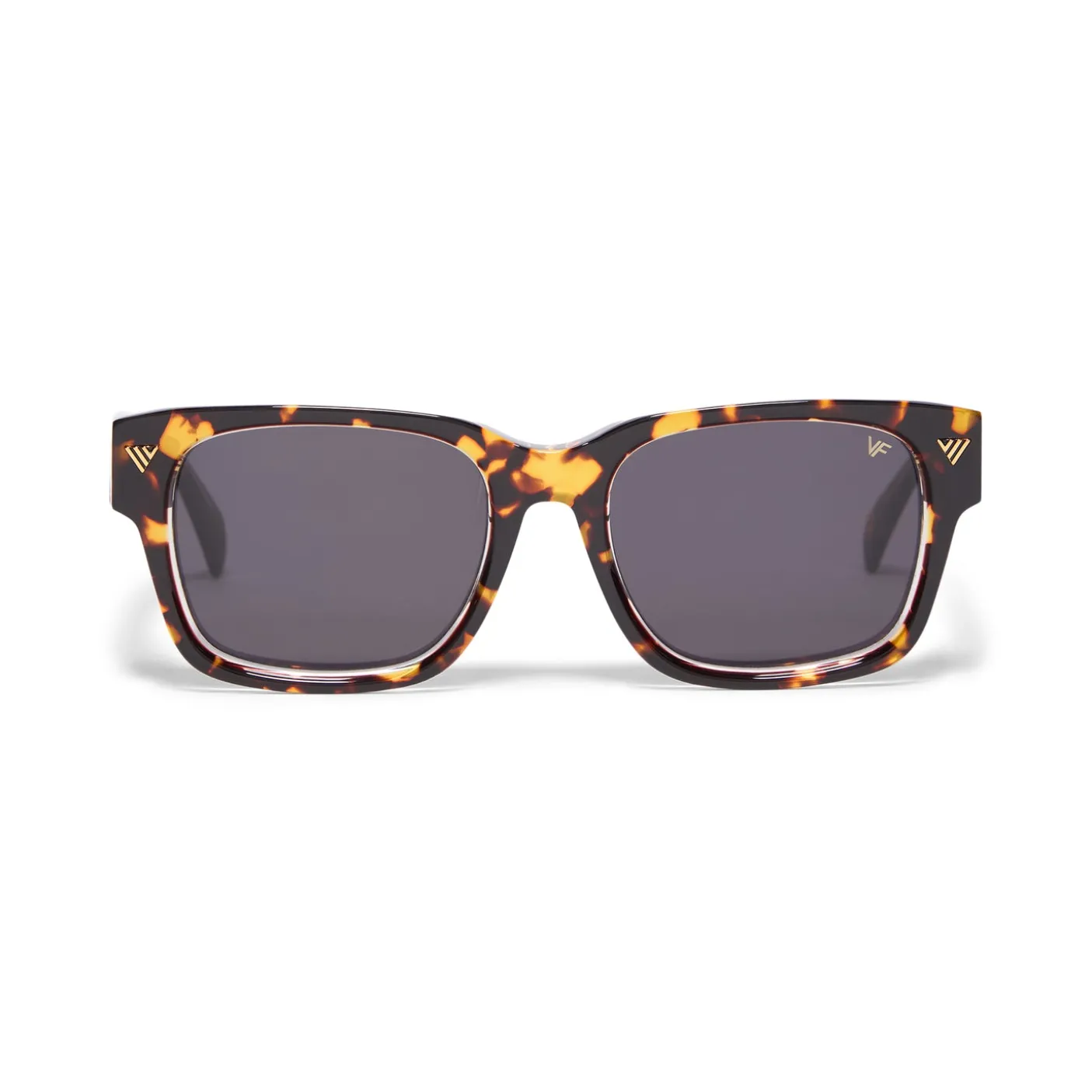 Vintage Frames Bowie XL Brown Tortoise and Clear Acetate